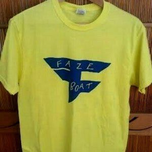 ***SOLD***Rare Lil Yachty Faze Boat Welcome To Faze Clan Shirt, Coachella Artist